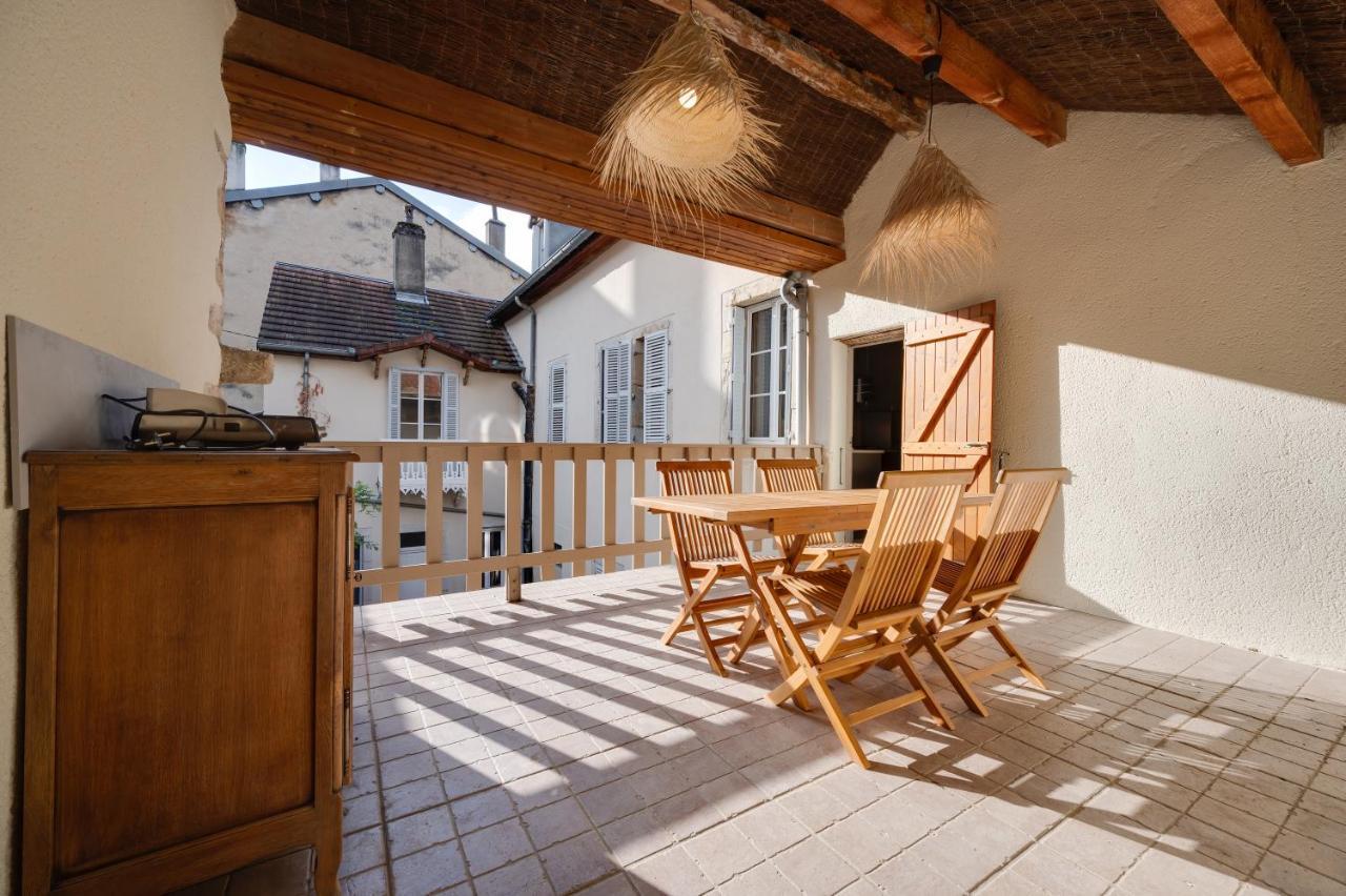 Grand Appartement 8 Personnes Terrasse Privative Hyper Centre Calme Лон-ле-Сонье Экстерьер фото